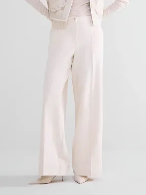Summum Wide Leg Trousers Ivory
